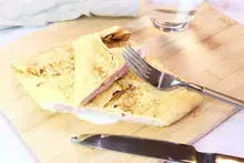 Crêpe jambon emmental, 1 personne