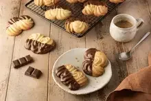 Spritz au chocolat caramel