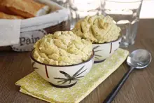 Houmous de pois chiches et menthe bio