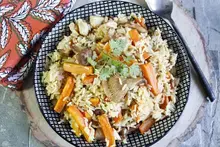 Riz au poulet à la forestière Cookeo