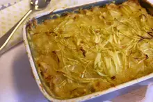 Gratin de pommes de terre aux lardons
