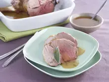 Gigot d'agneau à la sauge