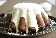 Gâteau Himalaya fondant aux deux chocolats pour papa