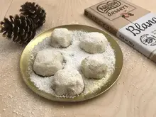 Truffes au chocolat blanc et amandes