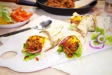 Wraps crudités végétariens