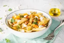 One pot pasta aux légumes et chèvre frais Cookeo Moulinex