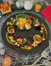Noix de saint jacques mangue poivrée