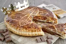 Galette des rois au chocolat praliné