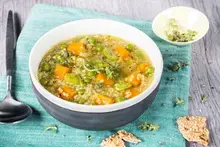Soupe complète aux fèves et céréales Cookeo Moulinex