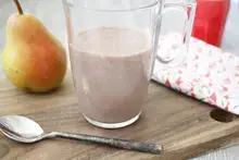 Lait frappé à la poire