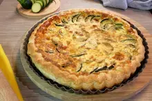 Quiche à la courgettes pas chère