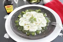 Carpaccio de Saint Jacques marinées