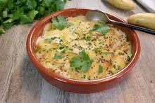Gratin Dauphinois au lait de coco