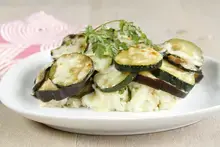 Gratin de pommes de terre et cabillaud façon tian