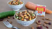 Salade pois chiches, cranberries, quinoa