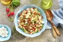 Salade de pâtes et du Classique Soja et Blé