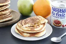 Crêpes fourrées au beurre de caramel