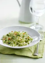 Risotto de légumes et chèvre