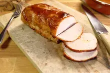 Rôti de porc à la moutarde