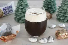 Café orange chantilly aux marrons glacés