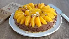 Dacquoise croustillante chocolat orange