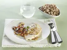 Escalopes de poulet à la normande