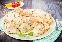 Poisson pané à la noix de coco à l'Actifry Tefal
