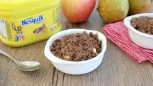 Crumble de fruits au Nesquik