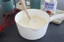 Crème pâtissière au lait concentré
