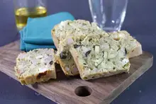 Cake jambon olives au basilic