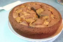 Gâteau au chocolat cookies dough