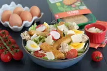 Salade César et Panée Garden Gourmet
