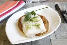 Dos de cabillaud et purée de carottes et lentilles persillée Thermomix