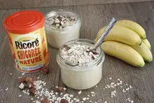Porridge chicorée banane avoine