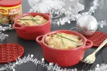 Cassolettes crevettes pétoncles aux petits légumes