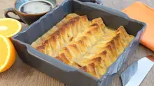 Pudding moelleux aux zestes d'orange et à la cannelle