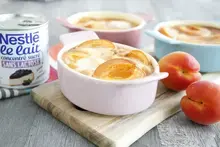 Clafoutis abricot sans lactose Thermomix