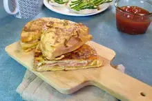 Pain perdu au bacon