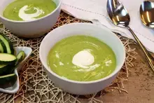 Soupe de courgettes pas chère