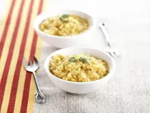 Risotto au safran et au parmesan
