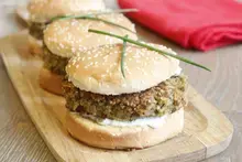 Veggie burger lentilles quinoa