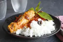 Poulet sauce tomate au parmesan