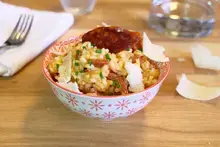 Risotto au chorizo