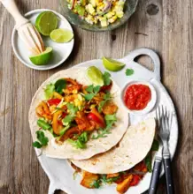 Fajitas mexicaines véganes