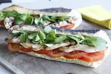 Sandwich poulet curry