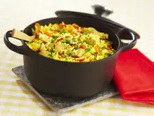 Poulet au riz et au safran