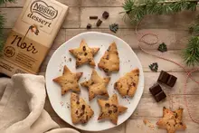 Sablés de Noël aux pépites de chocolat