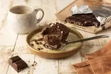Mini fondants chocolat éclats de noisettes