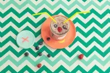 Smoothie fruité aux allures de lapin