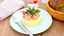 Jambon purée façon tarte